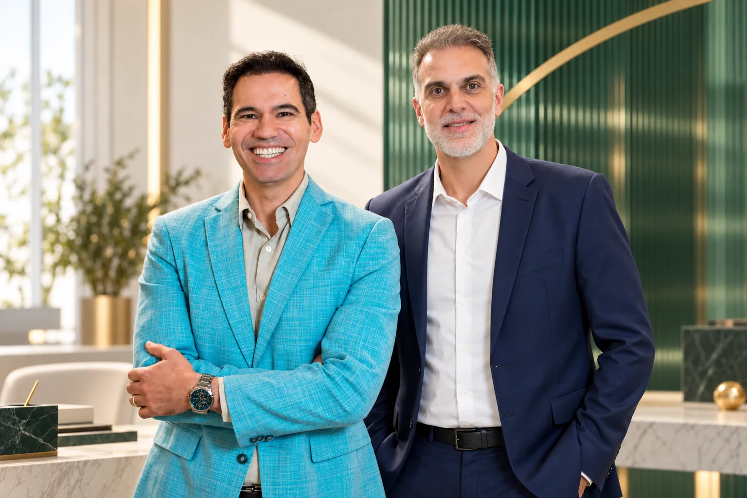 Dr. Fábio Faleiro e Dr. Bruno Costa