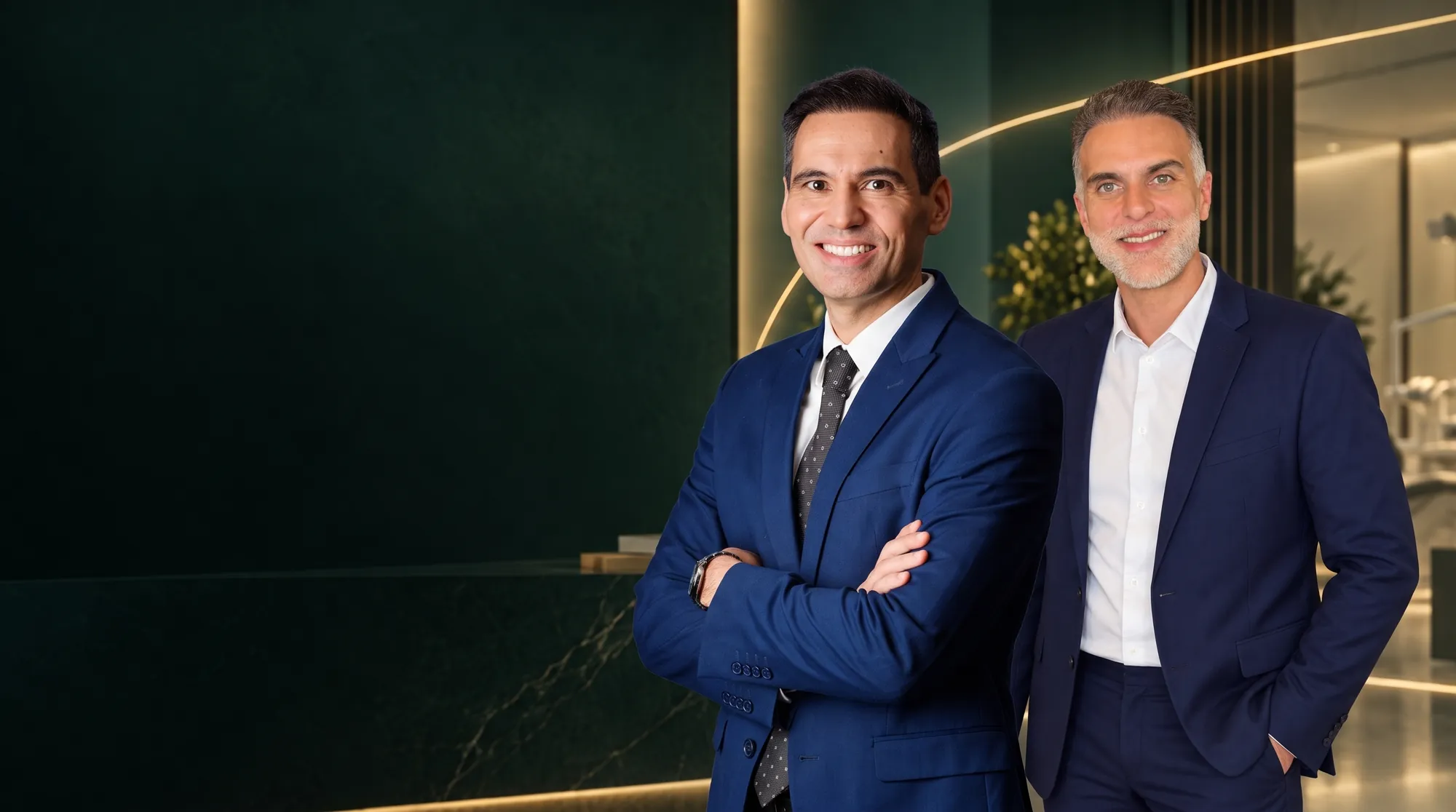 Dr. Fábio Faleiro e Dr. Bruno Costa